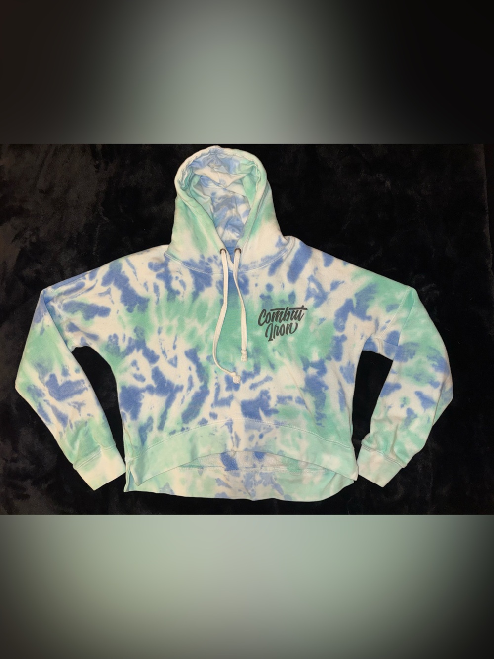 Combat Iron Apparel Women’s Tie-Dye Crop Hoodie